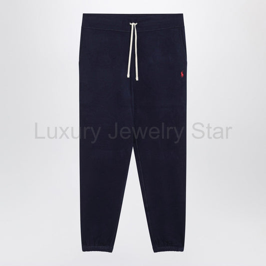 Polo Ralph Lauren - Navy blue cotton-blend jogging pants