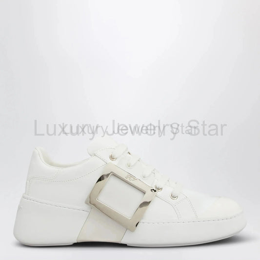 ROGER VIVIER - Viv' Skate sneakers in white leather