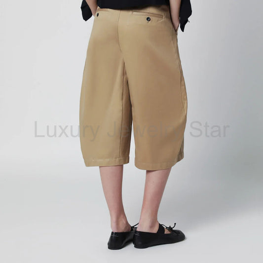 Sacai - Beige cotton chino bermuda shorts - image 2