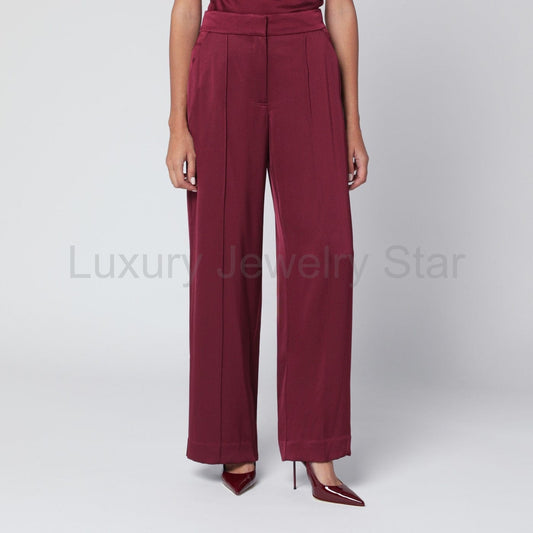 SIMKHAI - Kyra trousers in blueberry satin