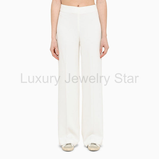 Stella McCartney - Wide cream trousers