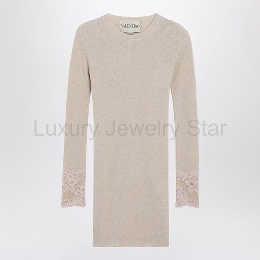 Valentino - Alabaster cashmere sweater