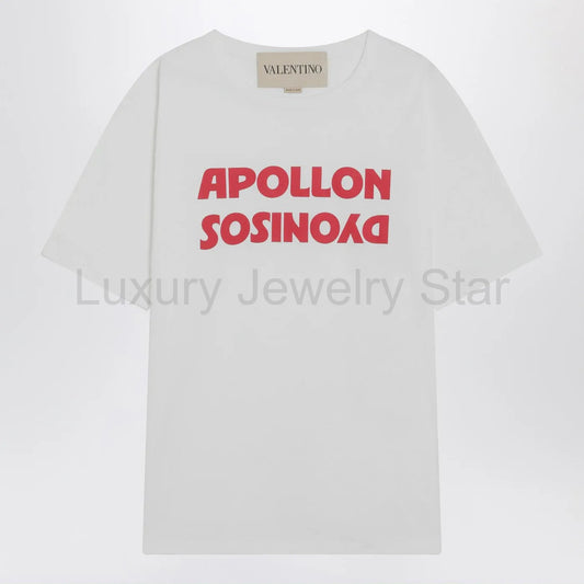 Valentino - White T-shirt with Apollon/Dionysos print - image 2