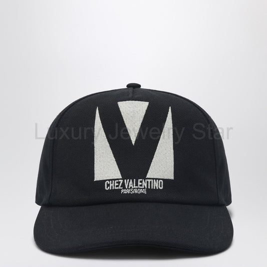 Valentino Garavani - Chez Valentino black baseball cap