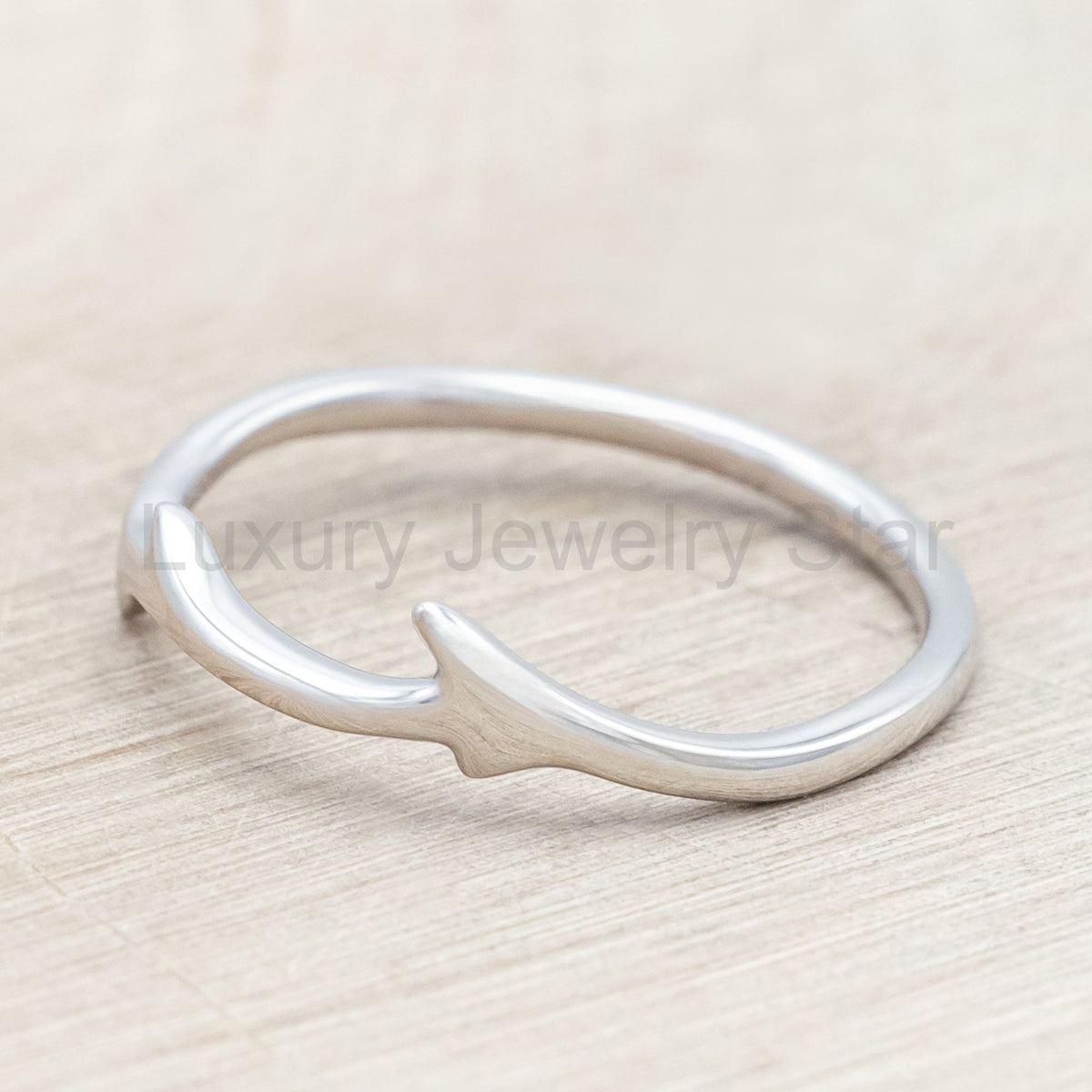 "Artemis" - Round Cut Lab-Grown Alexandrite Engagement Ring With An Antler-Style Band - image 14