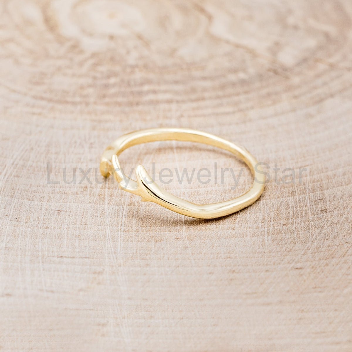 "Artemis" - Spiny Turquoise Engagement Ring With An Antler-Style Stacking Band - image 16