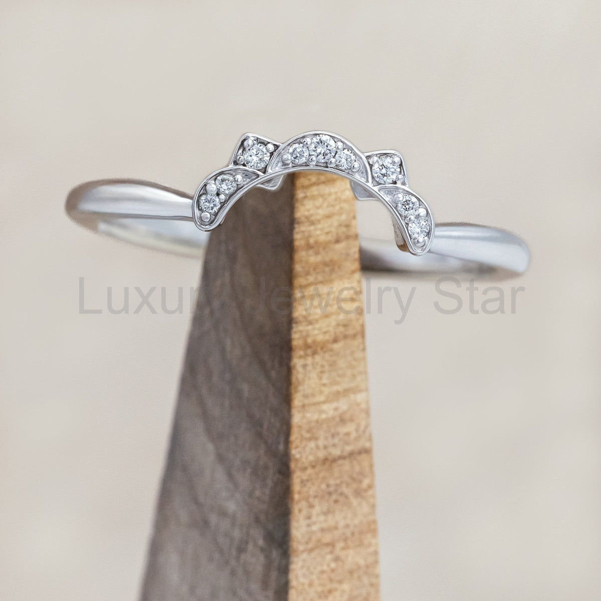 "Jane" - Rhodolite Garnet Engagement Ring With Diamond Accents - image 15