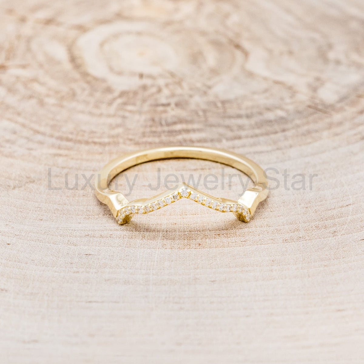 "Lucy In The Sky" Petite - Round Cut Moissanite Engagement Ring With Diamond Accents & - image 14