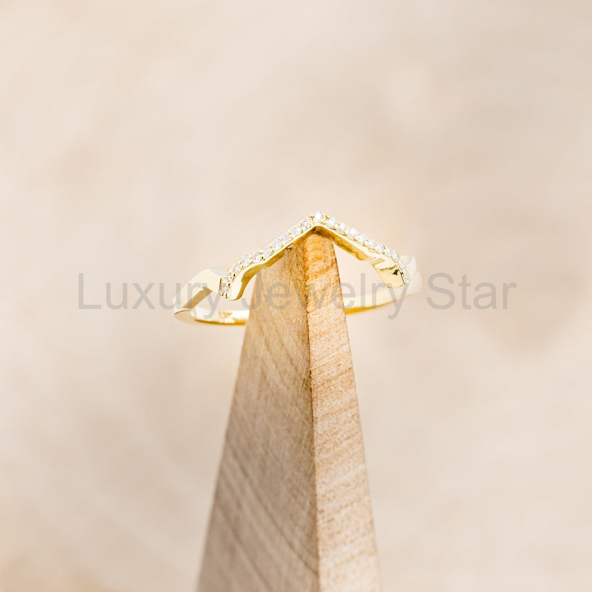 "Lucy In The Sky" Petite - Round Cut Montana Sapphire Engagement Ring With Diamond - image 25