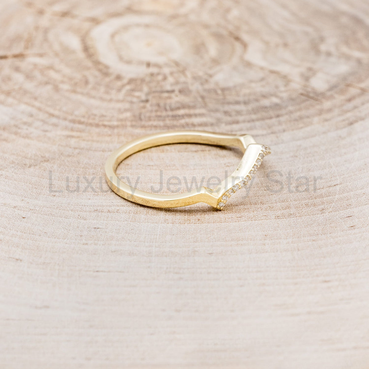 "Lucy In The Sky" Petite - Round Cut Montana Sapphire Engagement Ring With Diamond - image 26