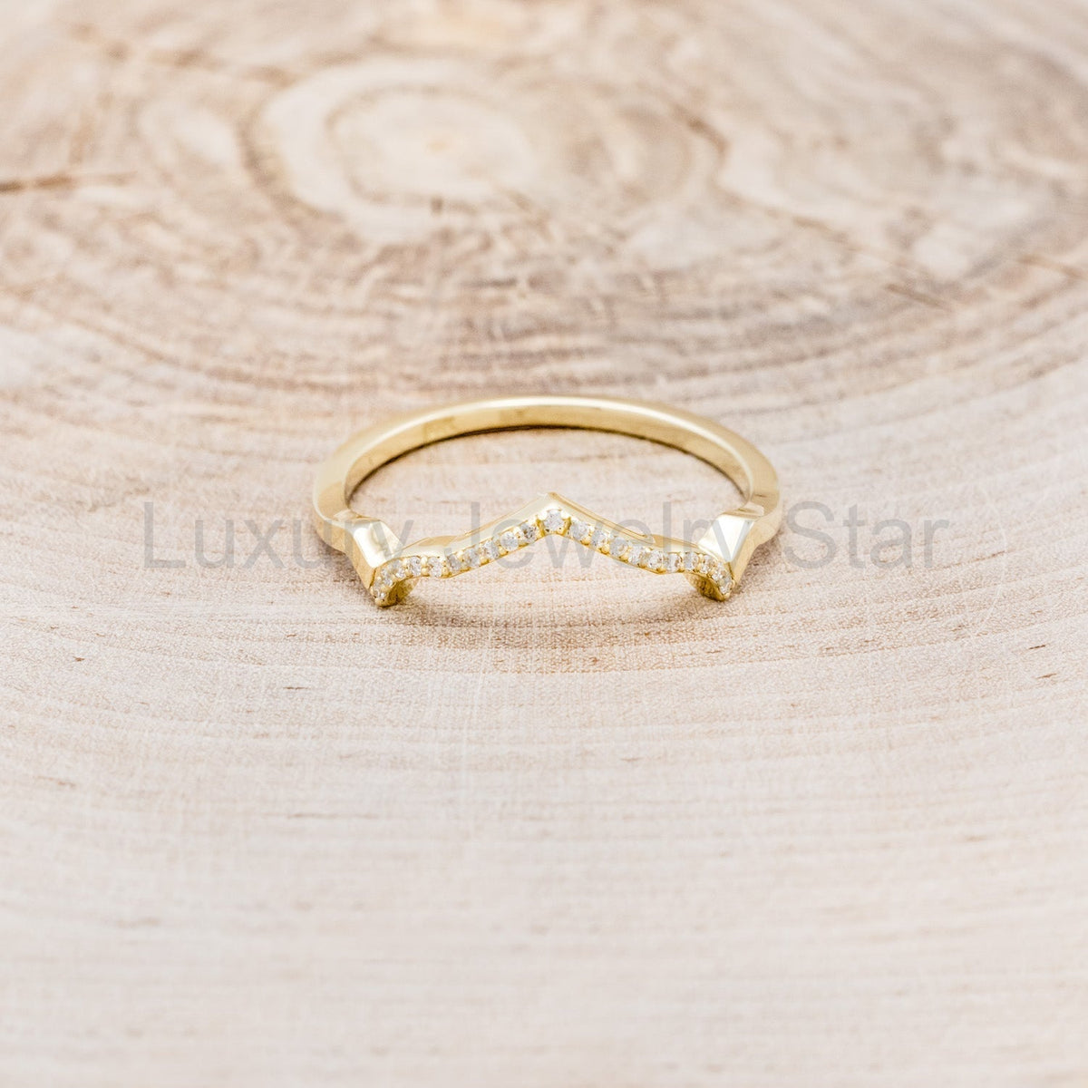 "Lucy In The Sky" Petite - Round Cut Montana Sapphire Engagement Ring With Diamond - image 27