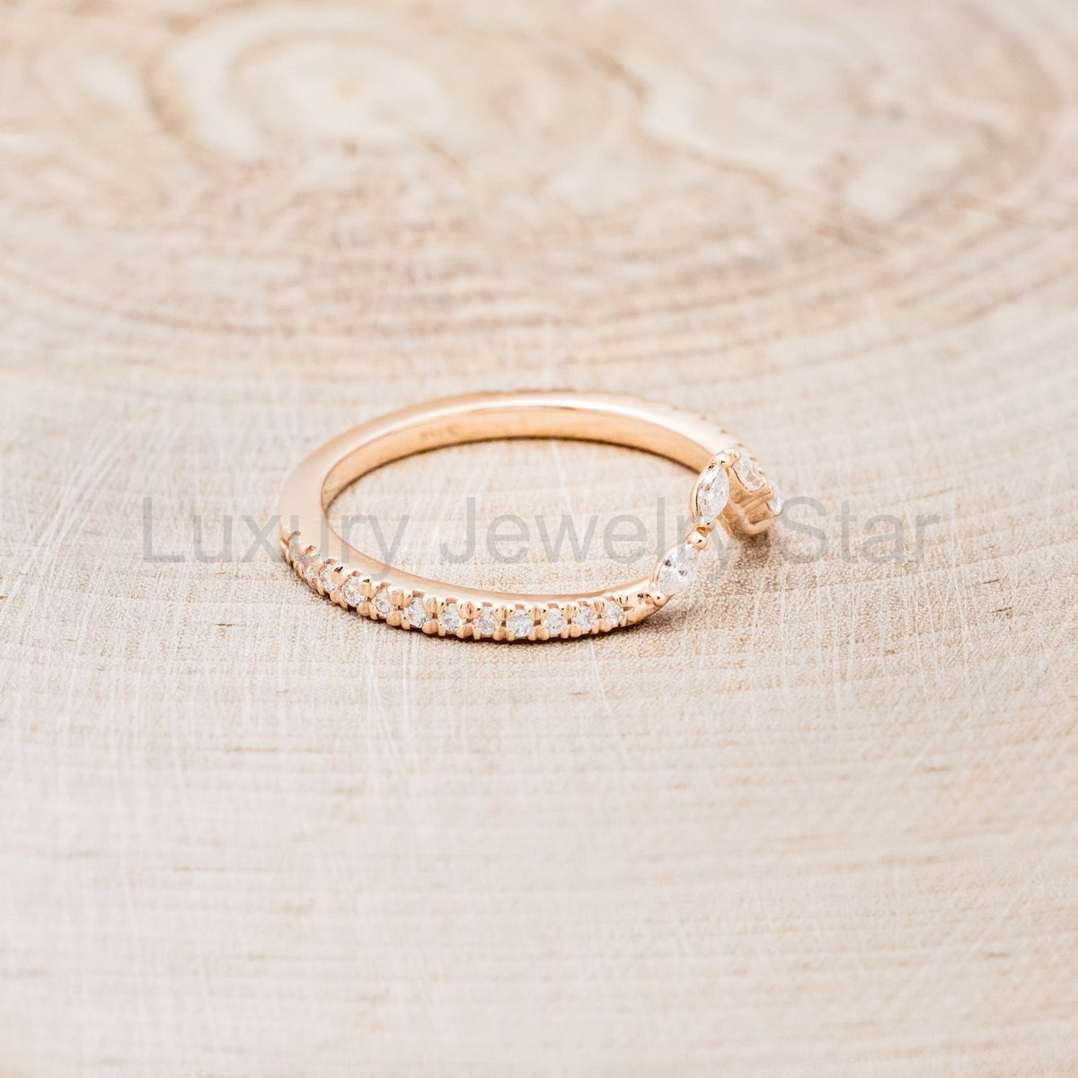 "North Star" - Oval Cut Moissanite Engagement Ring With Diamond Accents & Tracer - image 30