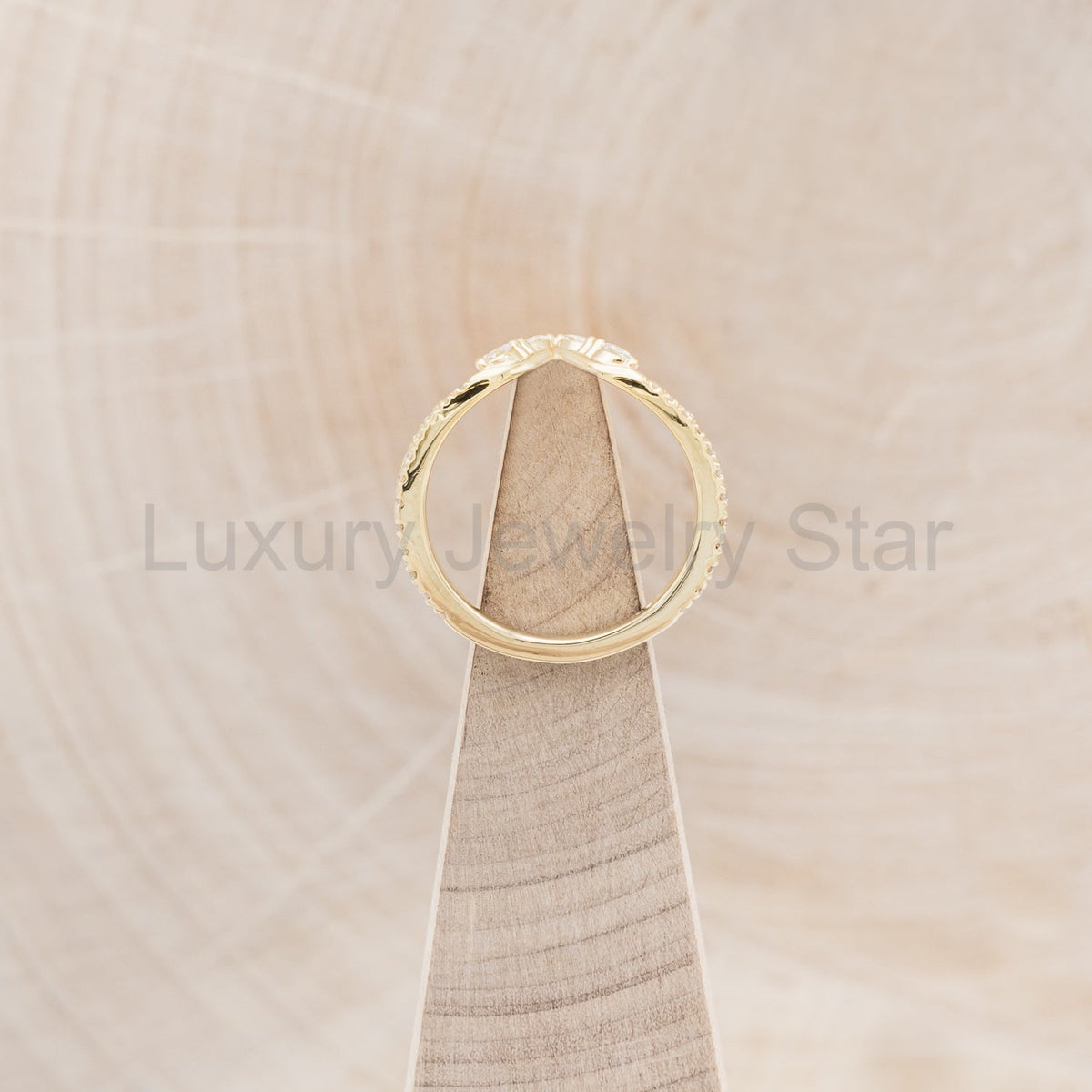 "North Star" - Oval Cut Moissanite Engagement Ring With Diamond Accents & Tracer - image 32