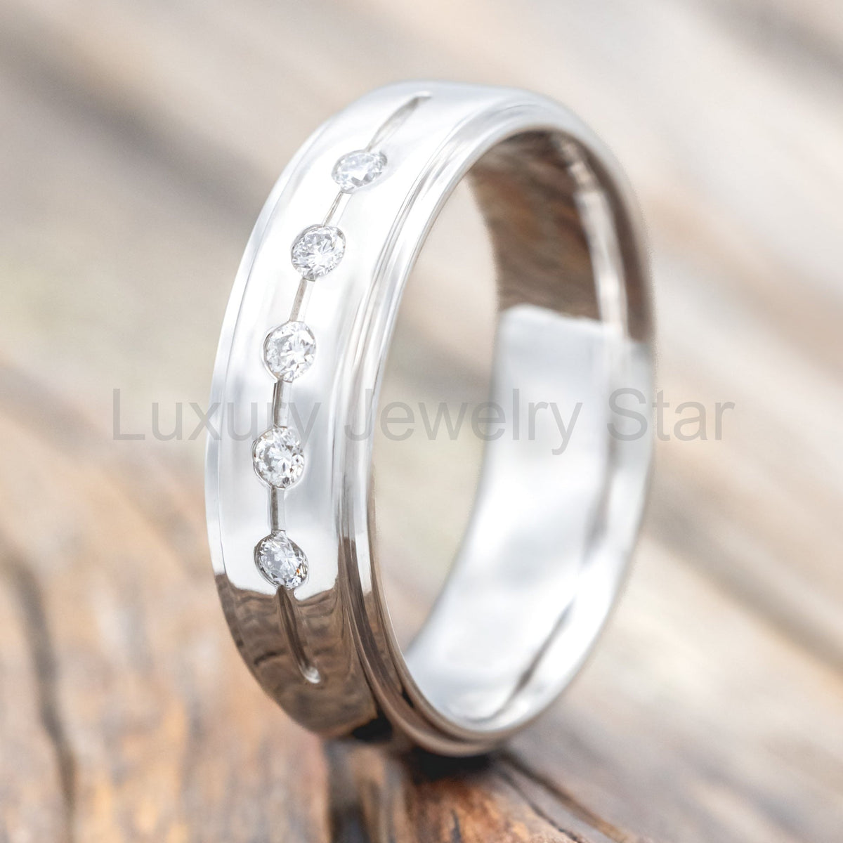 "Winslow" - Engagement Ring With Diamond Accents