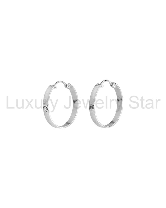 Hammered Hoops I 25mm