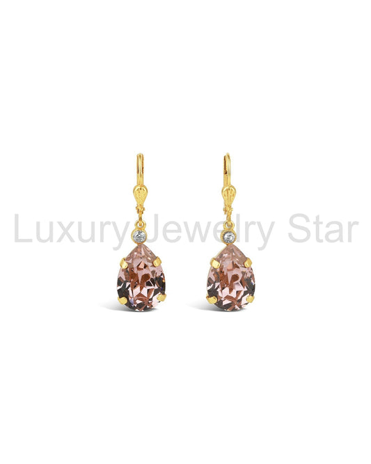 Teardrop Crystal Hooks