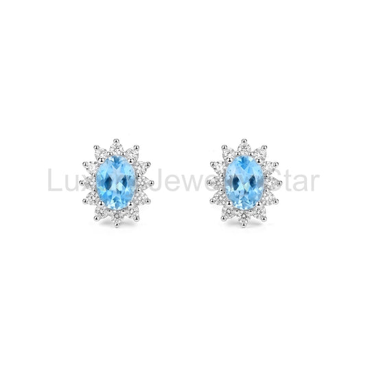 Aquamarine Earrings