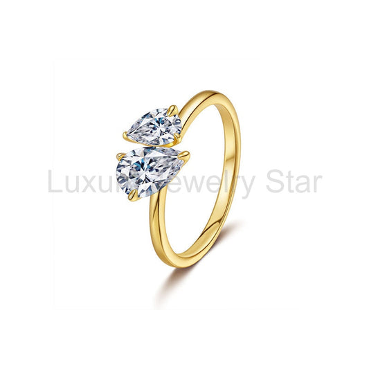 Toi et Moi Engagement Ring