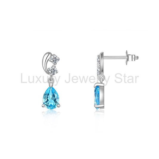 Topaz Drop Earrings