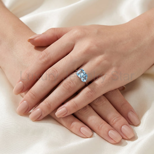 Topaz Toi et Moi Ring - image 2