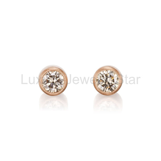 ・CHAMPAGNE EARRINGS・Champagne Diamonds (.30ctw) - image 2