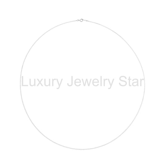 Cable Chain with Spring Ring Clasp 1mm - image 2