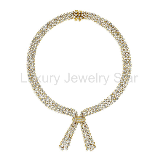 Cartier Paris Diamond Tassel Necklace