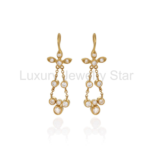 Contemporary Flexible Drop Earrings