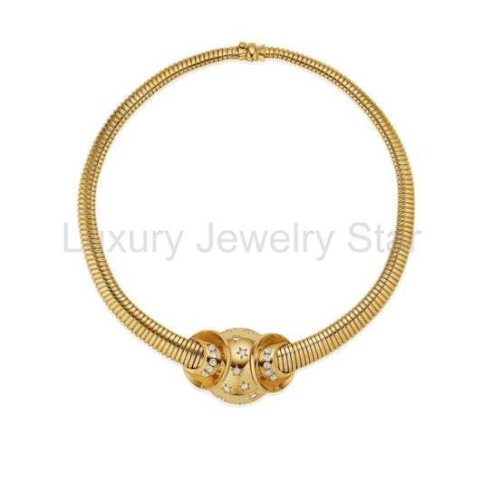 French Retro Tubogas Necklace