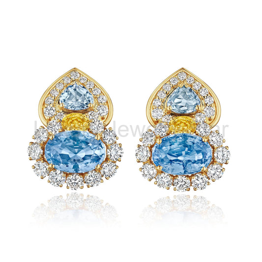 Marina B. Sapphire "Gina" Earrings