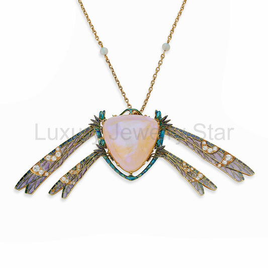 René Lalique "Damselflies" Pendant