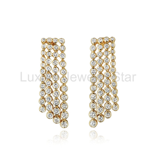 Van Cleef & Arpels Paris Cascade Diamond Earrings