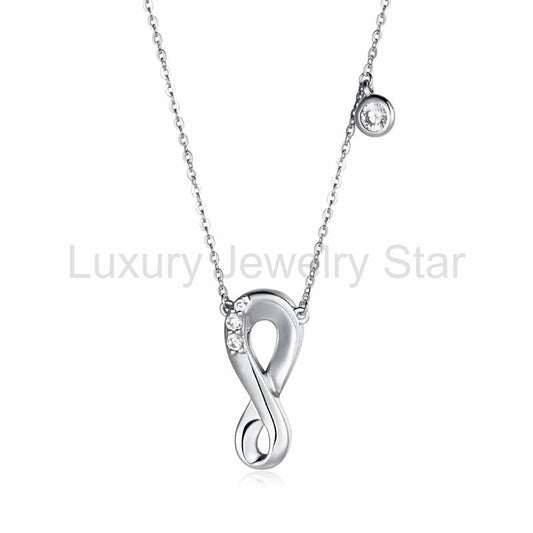 Infinite Love Moissanite Pendant Necklace