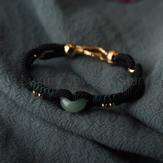Love and Good Luck Jade Bracelet