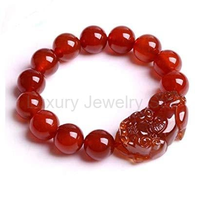 Red Agate Pixiu Wealth Bracelet