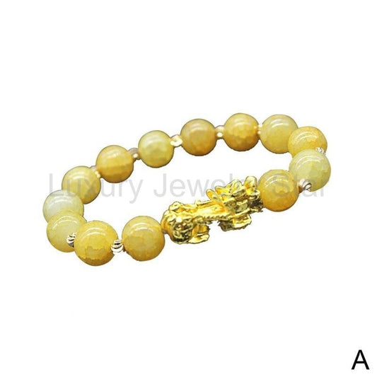 Wealth & Fortune Citrine Piyao Bracelet