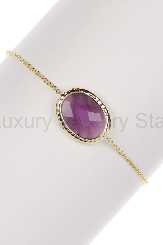 Lavender Crystal Bracelet - GP