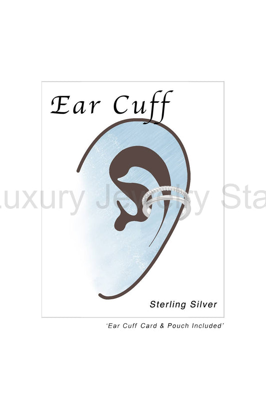 Sterling Silver Plain Ear Cuff - SS