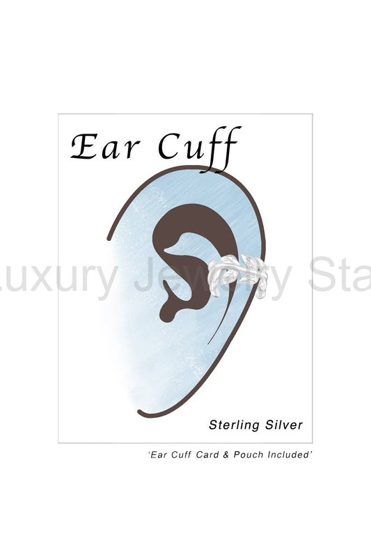 Sterling Silver Vine Ear Cuff - SS