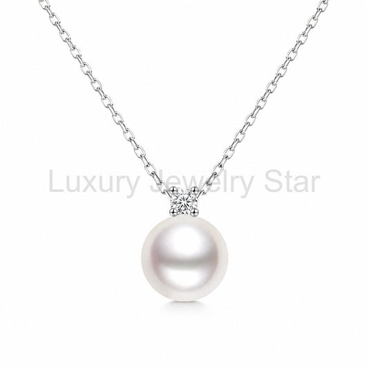 Elegant Pearl Drop Necklace
