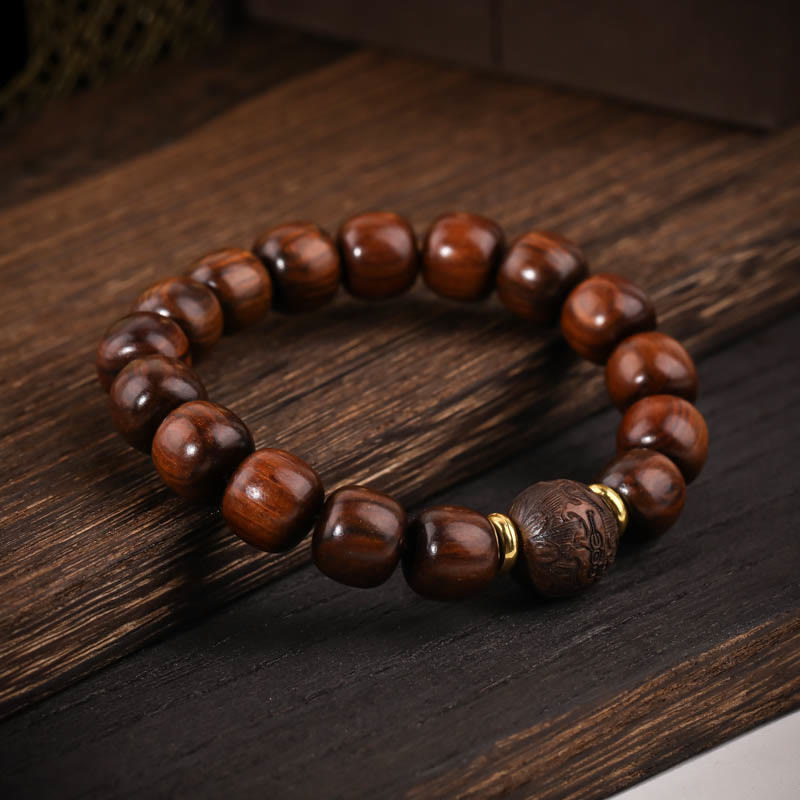 Fortune Jewel Natural Rosewood Compassion Bracelet