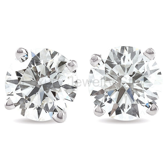.25 - 1.00Ct Screw Back Diamond Studs Lab Grown Women's Earrings
