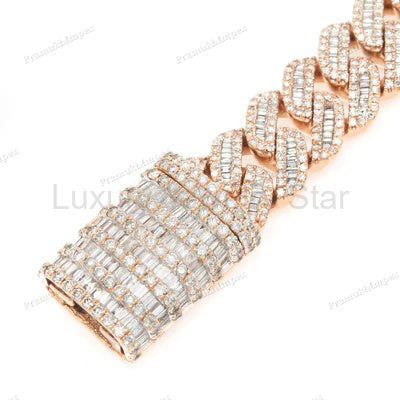 Rose Gold Plated Miami Cuban Link Bracelet - image 2