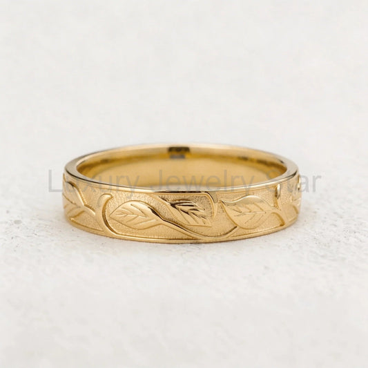 Apollo’s Laurel | Men’s Wedding Band