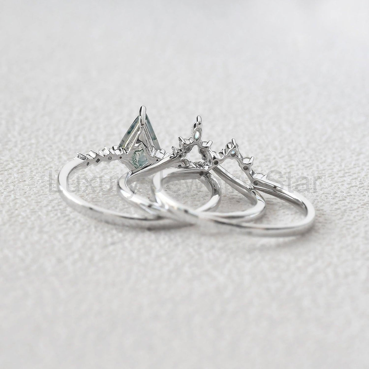 Genevieve’s Grace | Kite Moss Agate Vintage Bridal Trilogy - image 6