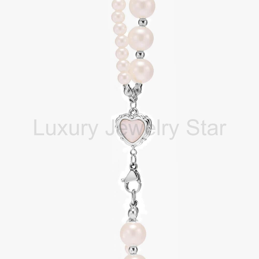 Designer Double Pearl Necklace for Elegant Layering - image 6