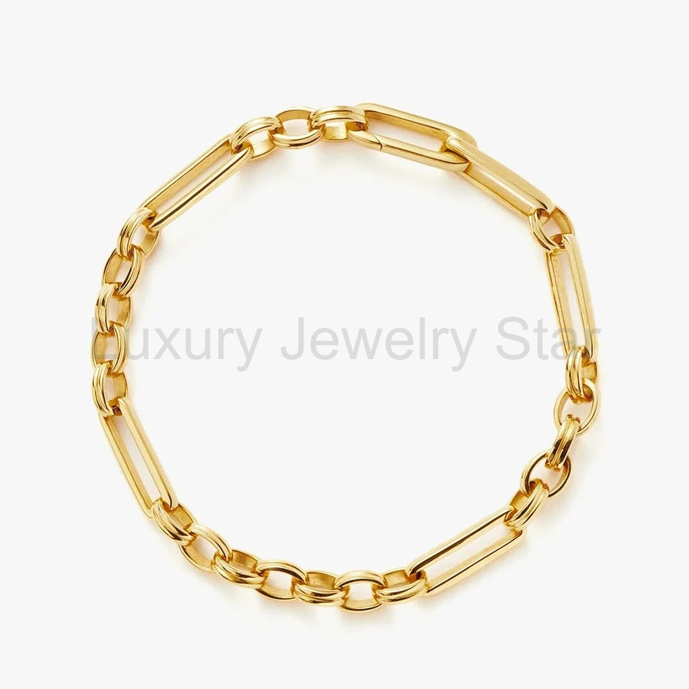 18K Gold Vermeil Axiom Chain Bracelet