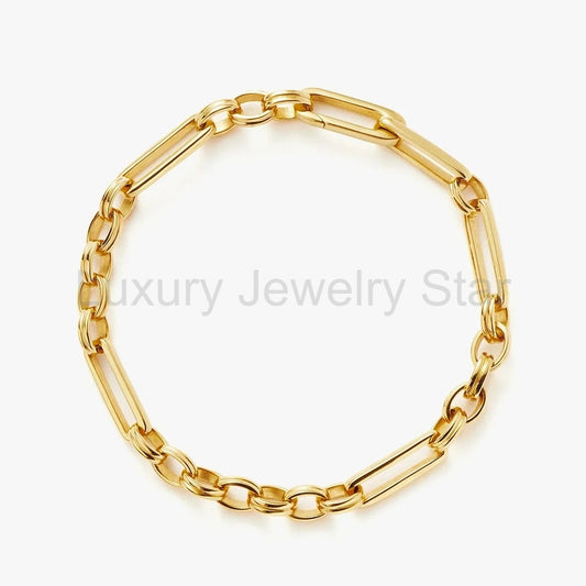 18K Gold Vermeil Axiom Chain Bracelet