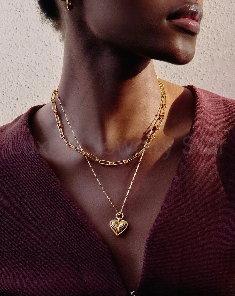 18K Gold Vermeil Aegis Chain Necklace - image 4