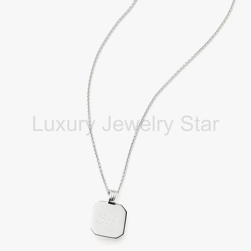 November Birthstone Pendant Necklace | Sterling Silver/Citrine - image 4